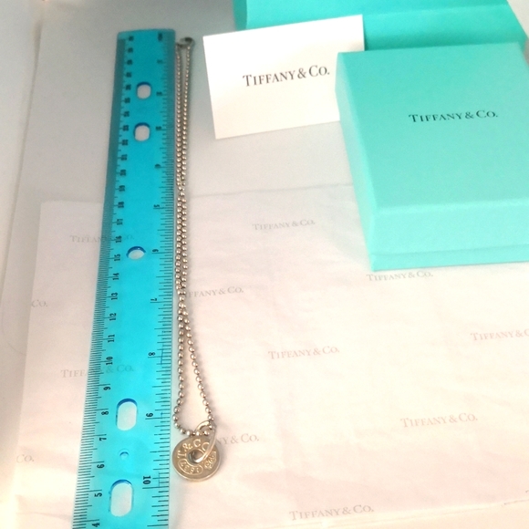 Authentic Tiffany. Necklace 16"sz Pendant.1837.silver - Picture 5 of 5